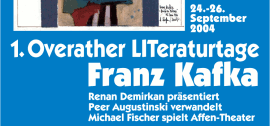 Plakat 1. Overather Literaturtage