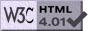 Valid HTML
    4.01!